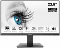 Монитор 23.8″ MSI Pro MP243 IPS, 1920x1080 (16:9), 250кд / м2, 5мс, 178° / 178°, HDMI, DisplayPort, черный (9S6-3PB5CH-021)