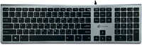 Клавиатура проводная Oklick 890S, ножничная, USB, / (1784239)