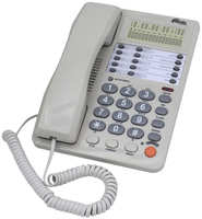 Проводной телефон Ritmix RT-495, белый (RT-495W)