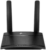 Wi-Fi роутер TP-LINK TL-MR100, 802.11b / g / n, 2.4 ГГц, до 300 Мбит / с, LAN 2x100 Мбит / с, WAN 1x100 Мбит / с, внешних антенн: 2, LTE