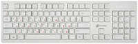 Клавиатура проводная Oklick 505M slim, мембранная, USB, белый (KW-1820 WHITE)
