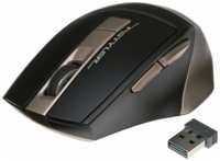 Мышь беспроводная A4Tech Fstyler FG35, 2000dpi, оптическая светодиодная, USB, черный / золотистый (FG35 BRONZE)