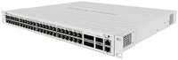 Коммутатор MikroTik Cloud Router Switch 354-48P-4S+2Q+RM, управляемый, кол-во портов: 48x1 Гбит / с, SFP+ 4x10 Гбит / с, кол-во SFP / uplink: QSFP+ 2x40 Гбит / с, установка в стойку, PoE: 48x30Вт (макс. 700Вт) (CRS354-48P-4S+2Q+RM)