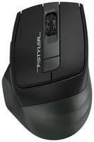 Мышь беспроводная A4Tech Fstyler FB35, 2000dpi, оптическая светодиодная, Bluetooth / USB, зеленый / черный