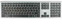Клавиатура беспроводная Gembird KBW-1, ножничная, USB, серый / черный