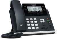 VoIP-телефон Yealink SIP-T43U, 12 SIP-аккаунтов, монохромный дисплей, PoE, /, без БП