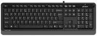 Клавиатура проводная A4Tech Fstyler FK10, мембранная, USB, черный / серый