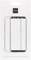 Защитное стекло Activ Clean Line для экрана смартфона Samsung SM-M215 Galaxy M21/SM-M307 Galaxy M30s/SM-M315 Galaxy M31, FullScreen, 3D, черная рамка (116979)