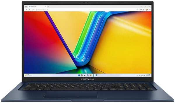 Ноутбук ASUS Vivobook 17 X1704ZA-AU344 i3 1215U/8GB/512GB SSD/Без ОС Blue (90NB10F2-M00DK0) 971000004206698