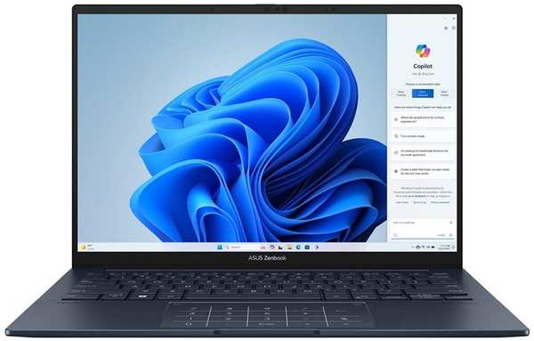 Ноутбук ASUS Zenbook 14 OLED UX3405MA-QD183W Intel Core Ultra 7 155H/16GB/1024GB SSD/Win 11 Home Blue (90NB11R1-M00SX0) 971000006066698