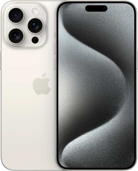 Телефон Apple iPhone 15 Pro Max 1Tb (A3108) белый титан 971000006965698