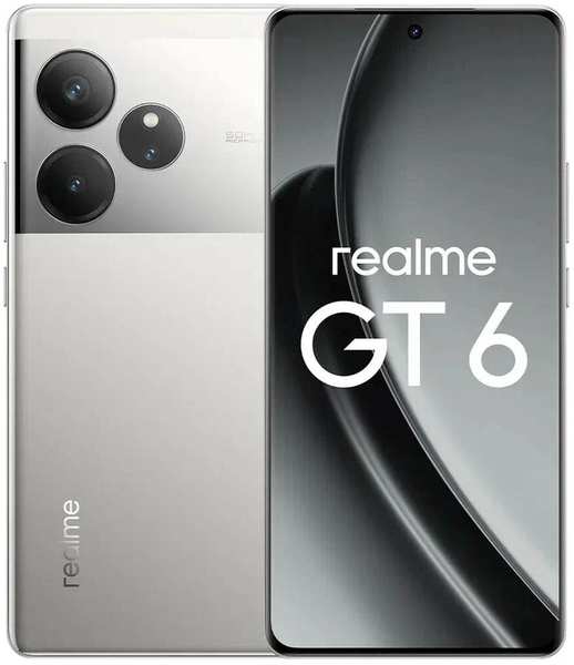 Телефон Realme GT6 16/512Gb Silver 971000012954698