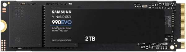 SSD накопитель Samsung 990 EVO M.2 2280 2TB (MZ-V9E2T0BW) 971000013423698