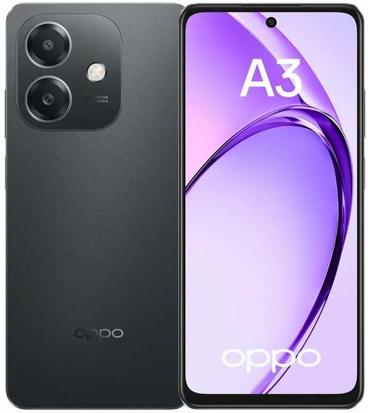 Телефон OPPO A3 6/256GB Sparkle Black 971000015323698