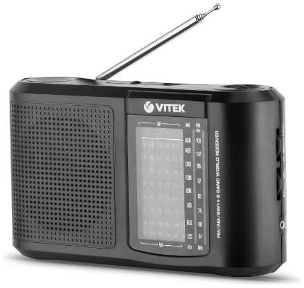 Радиоприёмник Vitek VT-3590 BK (черный) 971000015596698