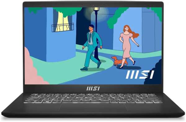 Ноутбук MSI Modern 14 C7M-250XRU Ryzen 5 7530U 16Gb SSD512Gb Free DOS black (9S7-14JK12-250) 971000016116698