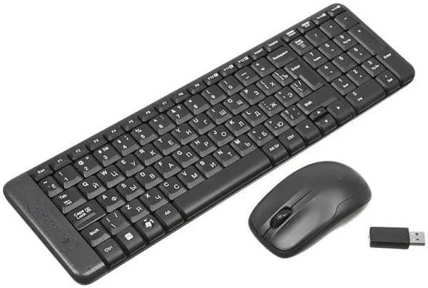 Комплект мыши и клавиатуры Logitech MK220 black (920-003236) 971000018383698