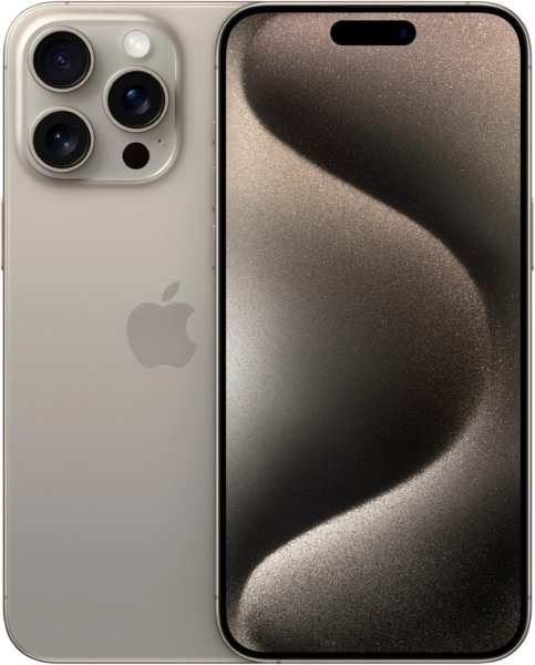 Телефон Apple iPhone 15 PRO MAX 1TB TITANIUM (MU603ZA/A) 971000021990698