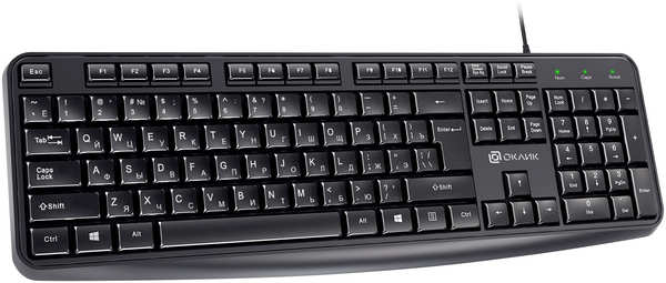 Комплект мыши и клавиатуры Oklick S603 черный 971000022325698