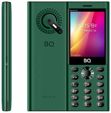 Телефон BQ 2832 Barrel XL Green/Black 971000023302698