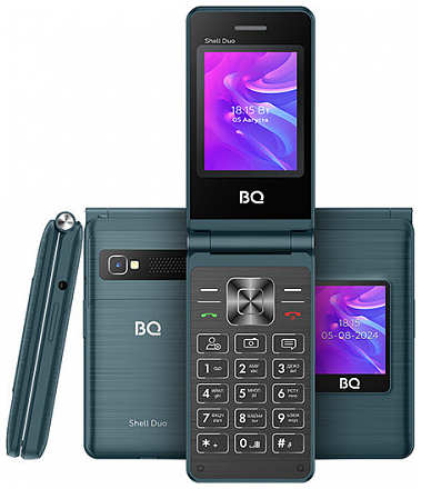 Телефон BQ 2412 Shell Duo Blue 971000023316698