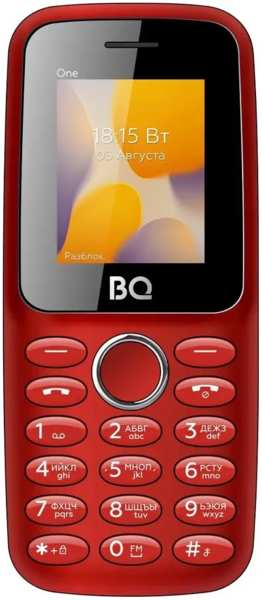 Телефон BQ 1800L One Red 971000023371698