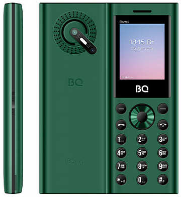 Телефон BQ 1858 Barrel Green/Black 971000023373698