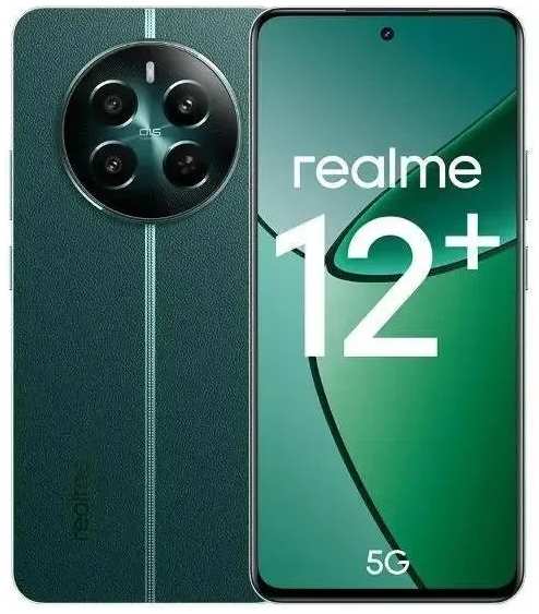 Телефон Realme 12+ 5G 8/256Gb зеленый (RMX3867) 971000025055698