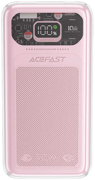Внешний аккумулятор Acefast AF-M1-CB M1-10000 нежно-розовый 971000026036698