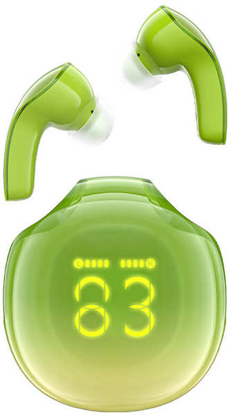 Наушники Acefast T9 Crystal color (Air) зеленое авокадо 971000026050698