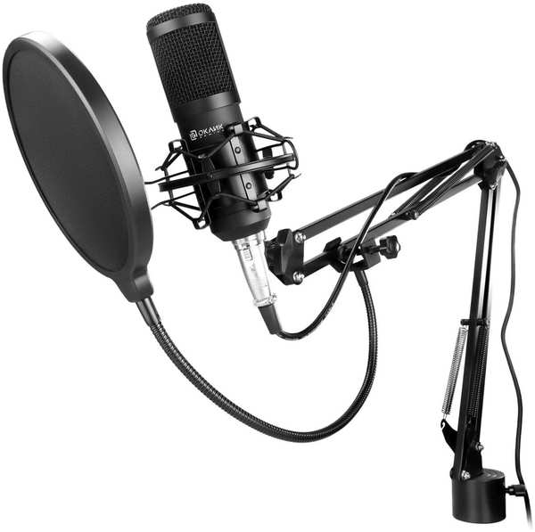 Микрофон Oklick SM-600G 2.5м черный 971000026337698