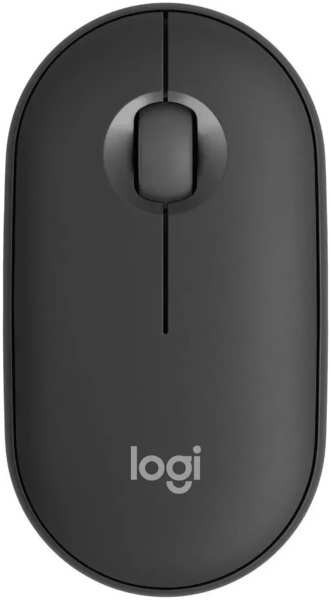 Компьютерная мышь Logitech Pebble M350S графитовый (910-007015)