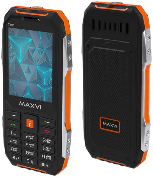 Телефон Maxvi T101 Orange 971000027915698