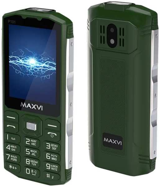 Телефон Maxvi P101 Green 971000027925698