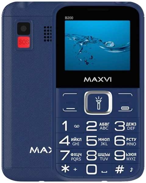 Телефон Maxvi B200 Blue 971000027963698