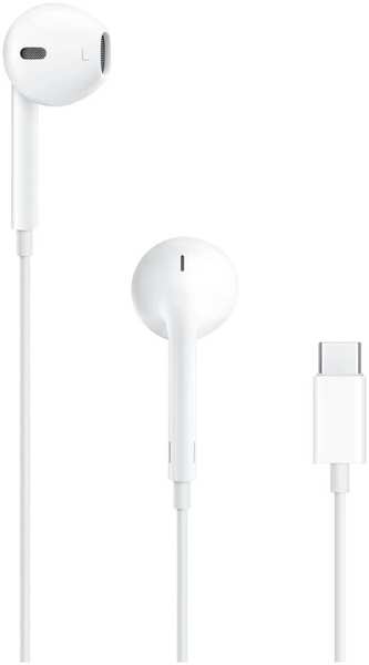 Наушники Apple EarPods A3046 1.1м белый (MTJY3ZE/A) 971000028341698