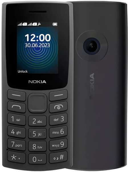 Телефон Nokia 110 DS CHARCOAL (TA-1567) 971000041879698