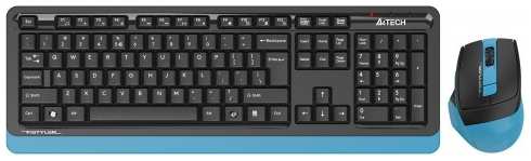 Комплект мыши и клавиатуры A4Tech Fstyler FG1035 черный/синий 971000042362698