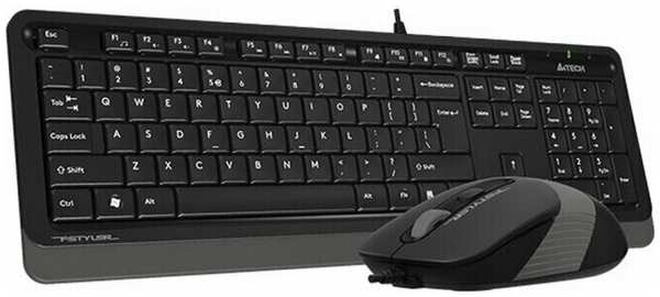 Комплект мыши и клавиатуры A4Tech Fstyler F1110 черный/серый 971000042367698