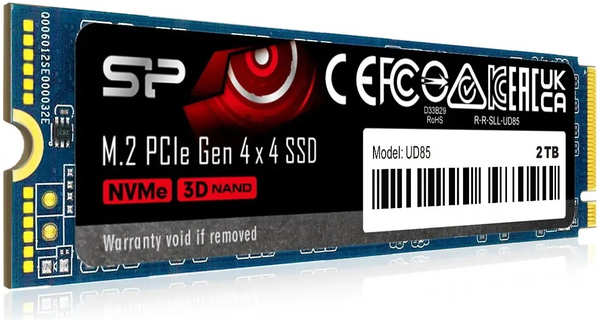 SSD накопитель Silicon Power M-Series UD85 M.2 2280 2Tb (SP02KGBP44UD8505)