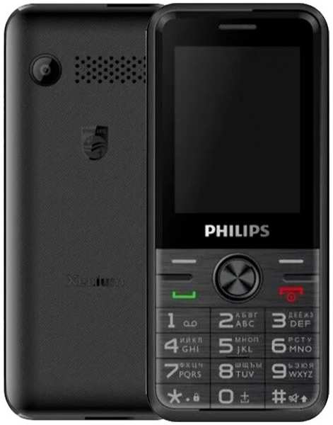 Телефон Philips Xenium Е6500 черный 971000043781698