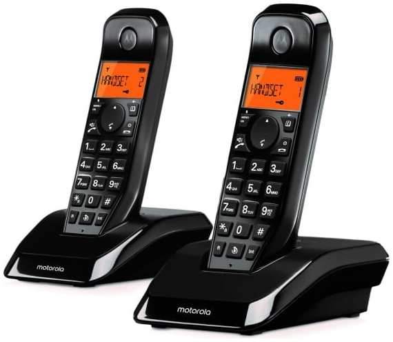 Радиотелефон Motorola Dect S1202 черный АОН 971000043891698