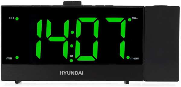 Радиочасы Hyundai H-RCL243 черный 971000044078698