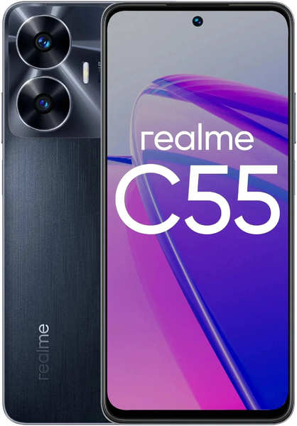 Телефон Realme C55 6/128Gb черный (RMX3710) 971000047326698