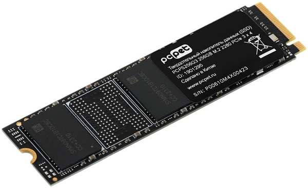 SSD накопитель PC PET M.2 2280 OEM 256Gb (PCPS256G3) 971000048832698