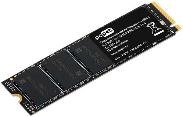 SSD накопитель PC PET M.2 2280 OEM 1Tb (PCPS001T3) 971000048837698