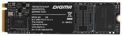 SSD накопитель Digma Mega M2 M.2 2280 512Gb (DGSM3512GM23T) 971000048890698