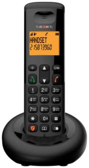 Радиотелефон TeXet TX-D4905A черный (127219) 971000060864698