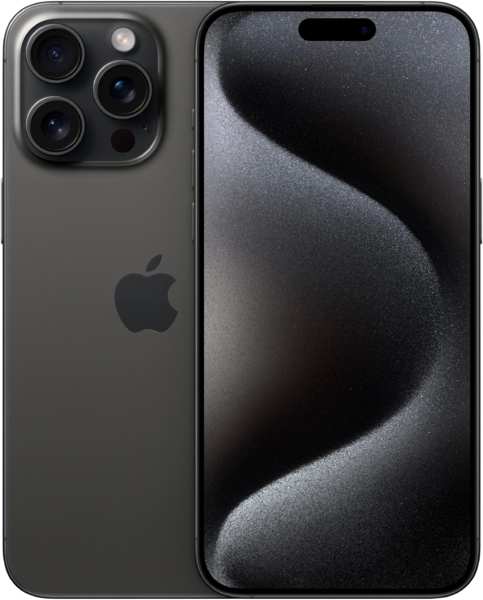Телефон Apple iPhone 15 Pro Max (A3105) 256Gb черный титан (MU6P3J/A) 971000061566698