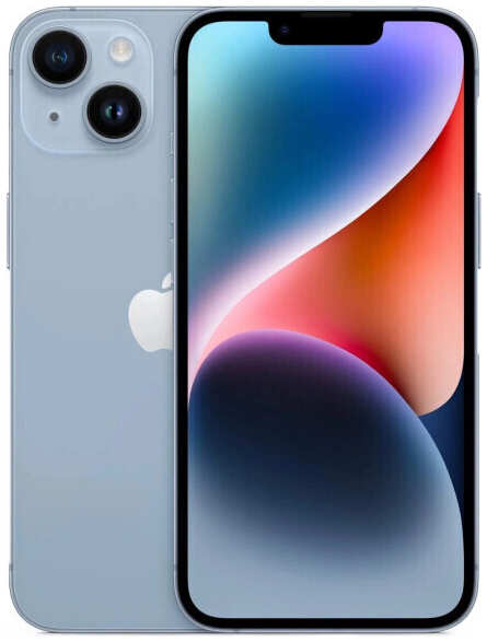 Телефон Apple iPhone 14 (A2882) 6/128Gb голубой (MVUU3CH/A) 971000063007698